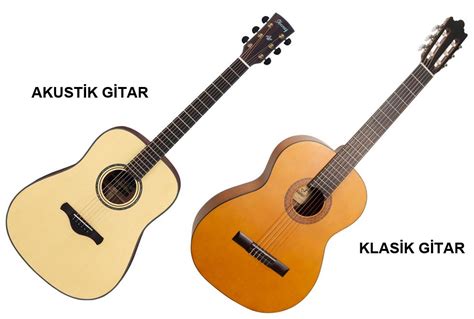 klasik ve akustik gitar arasındaki fark